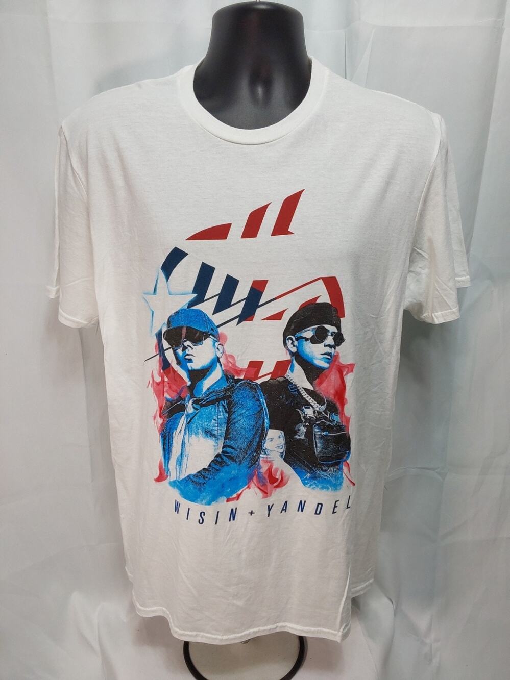 Wisin + Yandel L White La Ultima Mision World Tour T-Shirt #M201